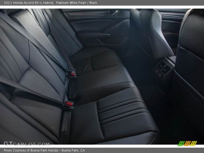 Platinum White Pearl / Black 2021 Honda Accord EX-L Hybrid