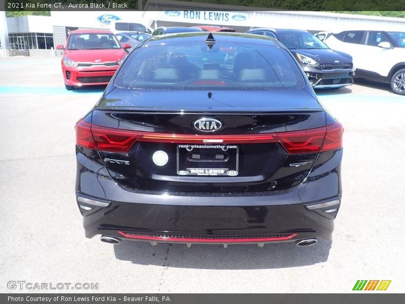 Aurora Black / Black 2021 Kia Forte GT