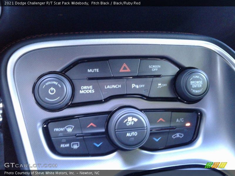Controls of 2021 Challenger R/T Scat Pack Widebody