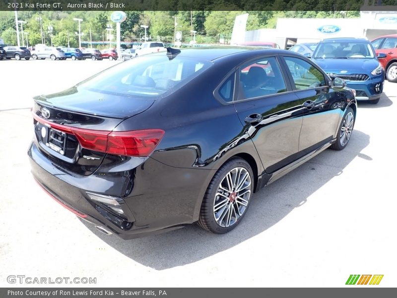 Aurora Black / Black 2021 Kia Forte GT