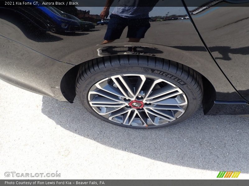 Aurora Black / Black 2021 Kia Forte GT