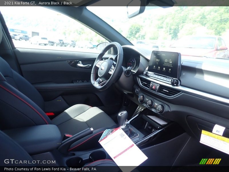 Aurora Black / Black 2021 Kia Forte GT