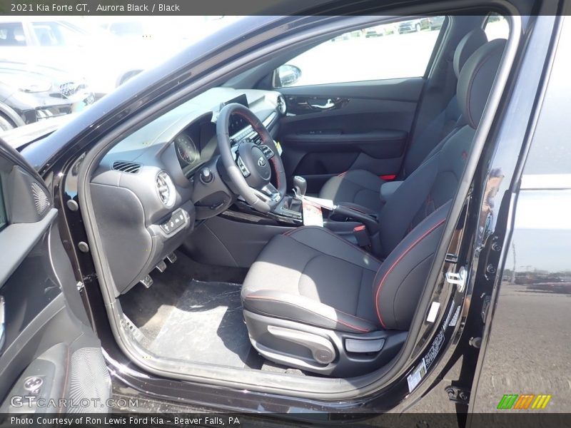 Aurora Black / Black 2021 Kia Forte GT