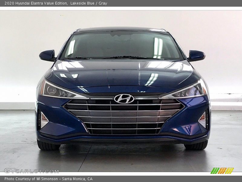 Lakeside Blue / Gray 2020 Hyundai Elantra Value Edition