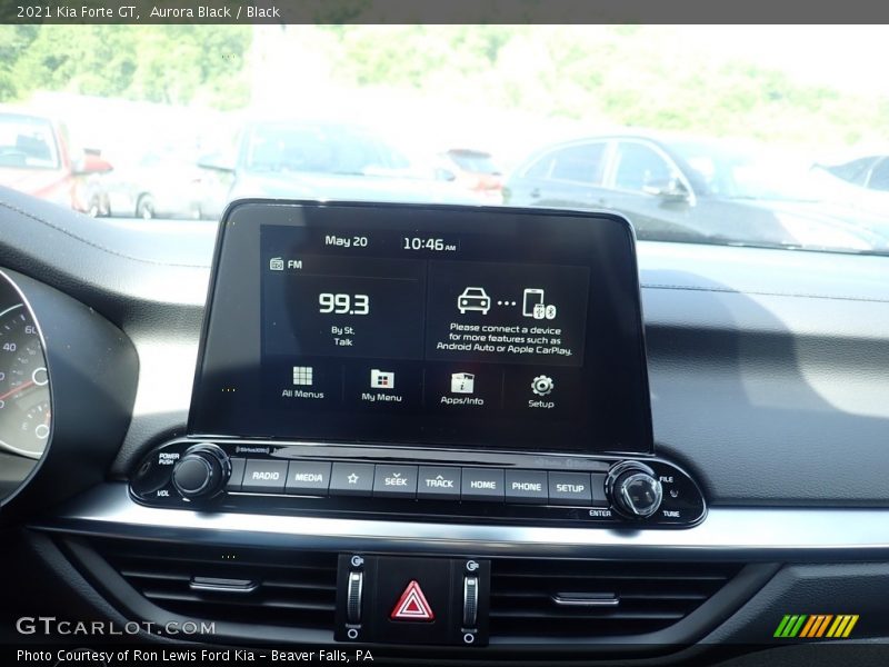 Aurora Black / Black 2021 Kia Forte GT