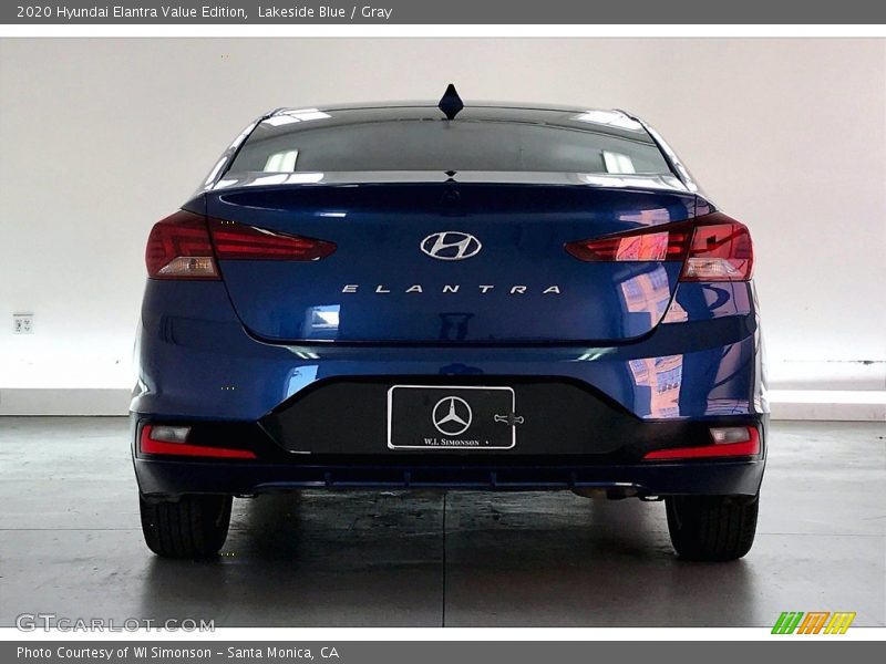 Lakeside Blue / Gray 2020 Hyundai Elantra Value Edition