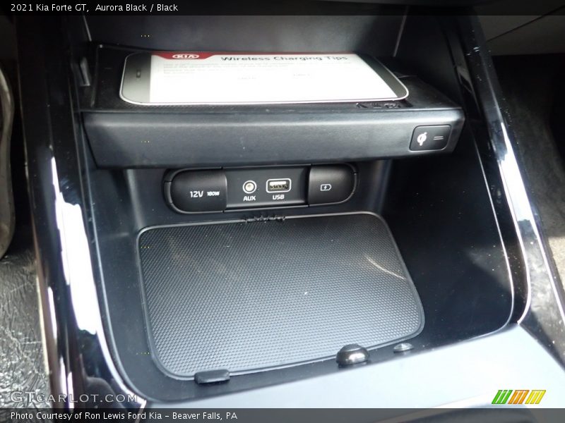 Aurora Black / Black 2021 Kia Forte GT