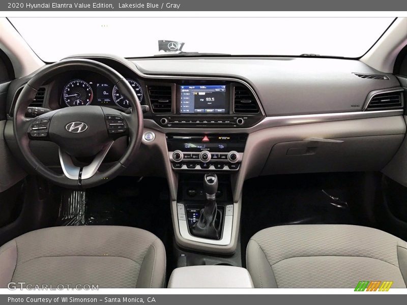 Dashboard of 2020 Elantra Value Edition