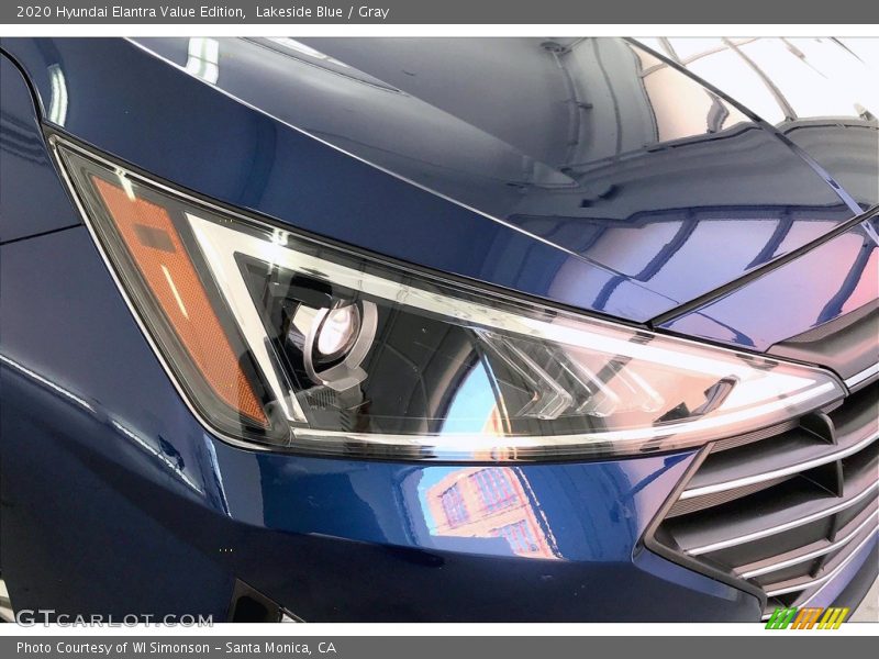 Lakeside Blue / Gray 2020 Hyundai Elantra Value Edition