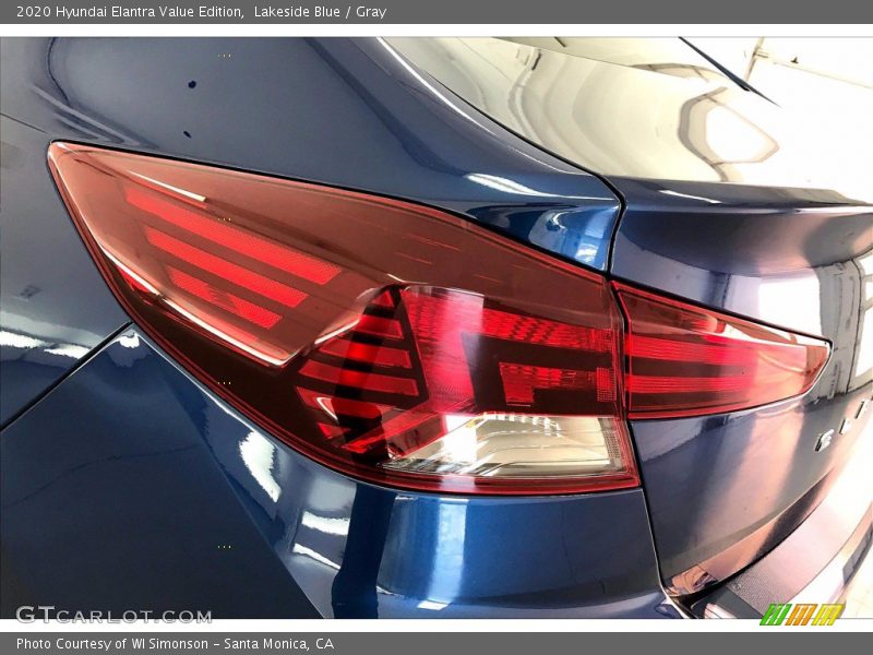 Lakeside Blue / Gray 2020 Hyundai Elantra Value Edition