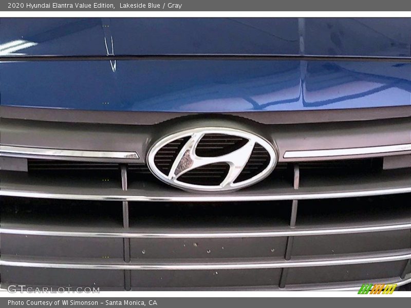 Lakeside Blue / Gray 2020 Hyundai Elantra Value Edition