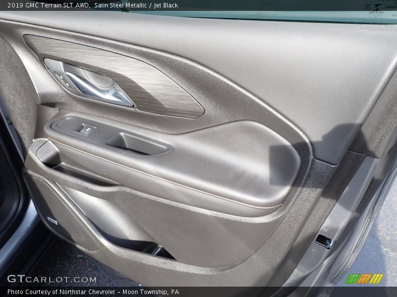 Satin Steel Metallic / Jet Black 2019 GMC Terrain SLT AWD