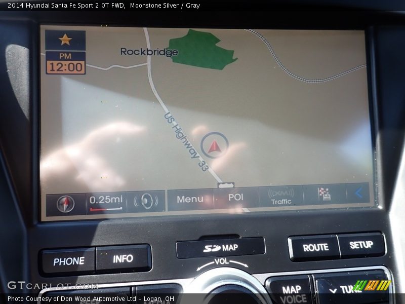 Moonstone Silver / Gray 2014 Hyundai Santa Fe Sport 2.0T FWD