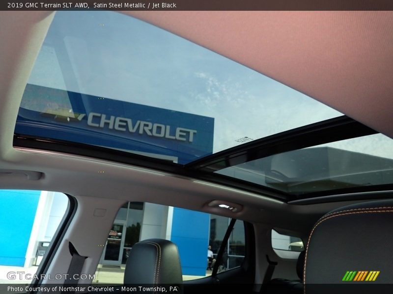 Satin Steel Metallic / Jet Black 2019 GMC Terrain SLT AWD