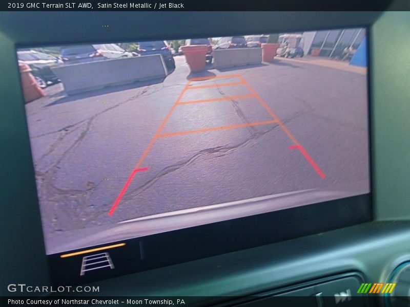 Satin Steel Metallic / Jet Black 2019 GMC Terrain SLT AWD
