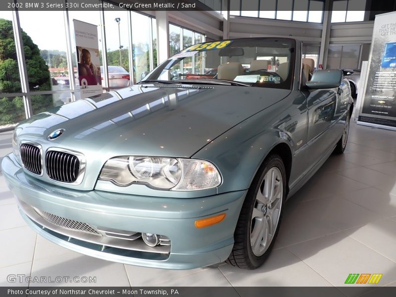 Grey Green Metallic / Sand 2002 BMW 3 Series 330i Convertible