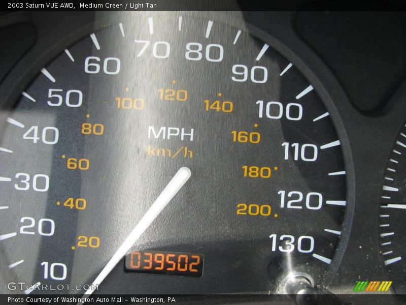 Medium Green / Light Tan 2003 Saturn VUE AWD