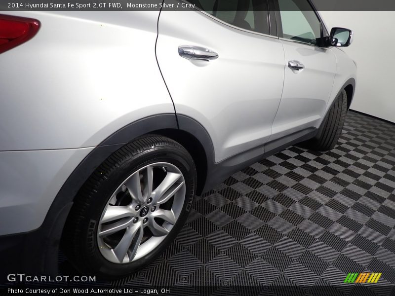 Moonstone Silver / Gray 2014 Hyundai Santa Fe Sport 2.0T FWD