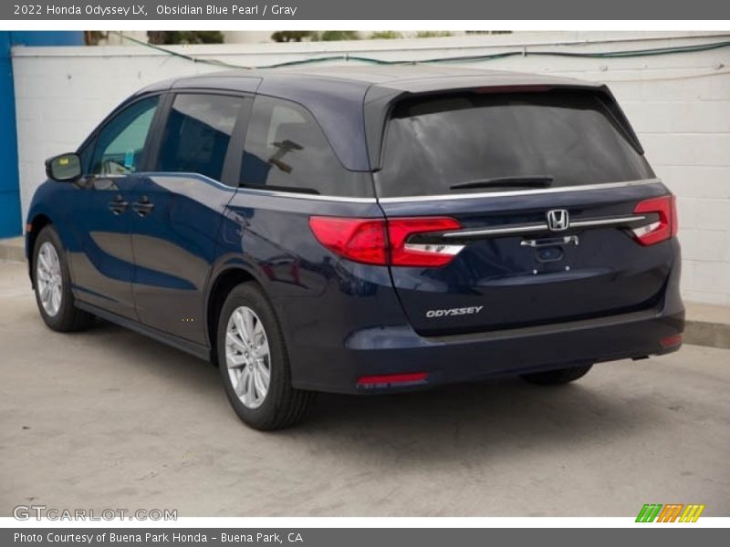 Obsidian Blue Pearl / Gray 2022 Honda Odyssey LX