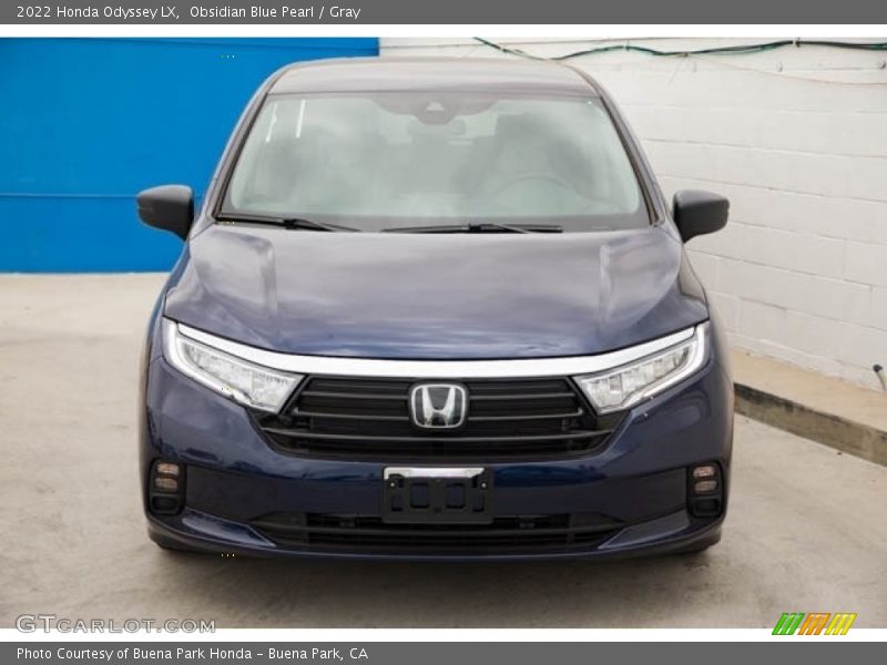 Obsidian Blue Pearl / Gray 2022 Honda Odyssey LX