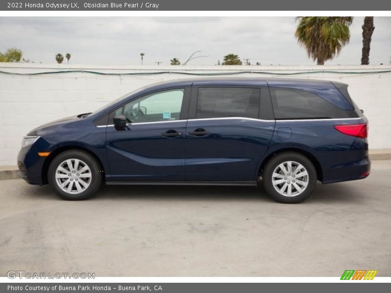 Obsidian Blue Pearl / Gray 2022 Honda Odyssey LX