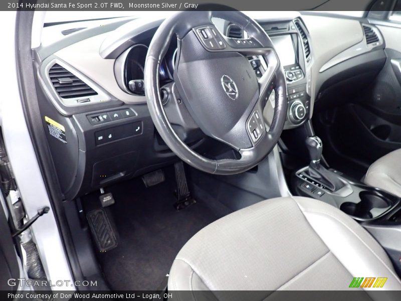 Moonstone Silver / Gray 2014 Hyundai Santa Fe Sport 2.0T FWD