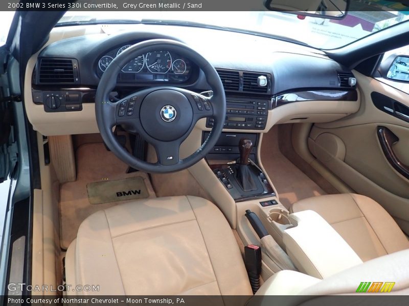 Grey Green Metallic / Sand 2002 BMW 3 Series 330i Convertible