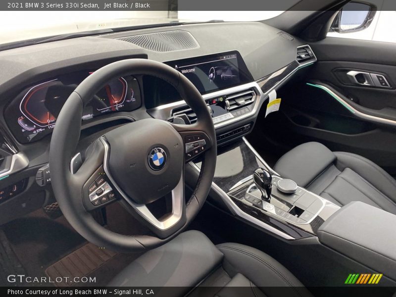 Jet Black / Black 2021 BMW 3 Series 330i Sedan