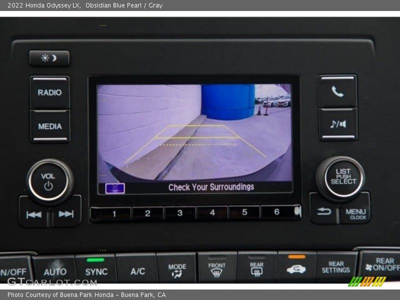 Obsidian Blue Pearl / Gray 2022 Honda Odyssey LX