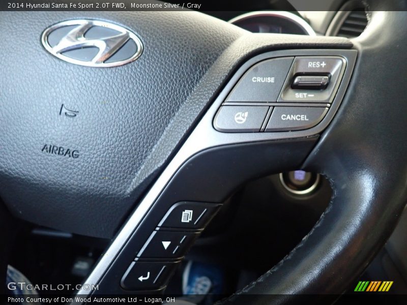 Moonstone Silver / Gray 2014 Hyundai Santa Fe Sport 2.0T FWD