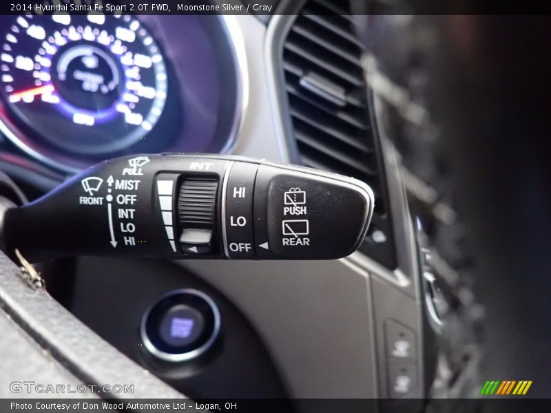 Moonstone Silver / Gray 2014 Hyundai Santa Fe Sport 2.0T FWD
