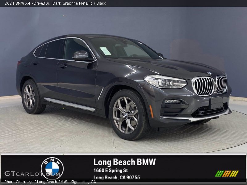 Dark Graphite Metallic / Black 2021 BMW X4 xDrive30i