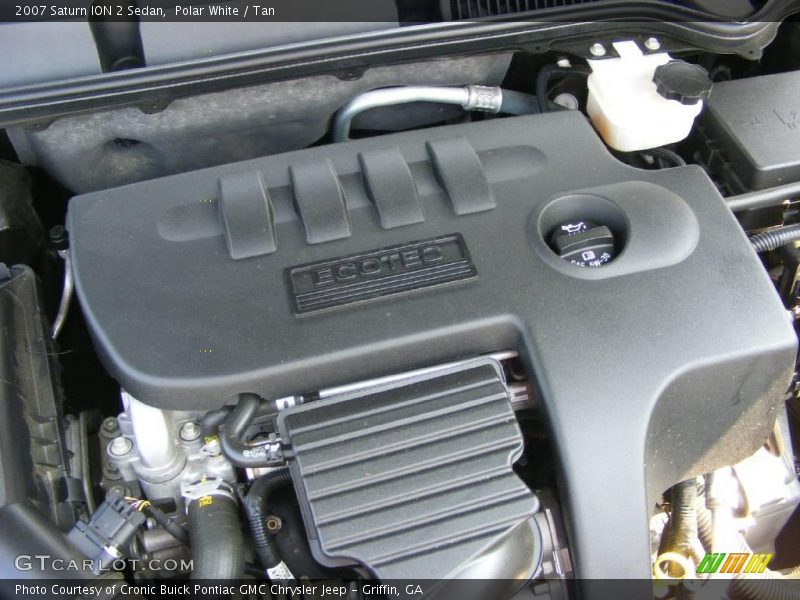Polar White / Tan 2007 Saturn ION 2 Sedan