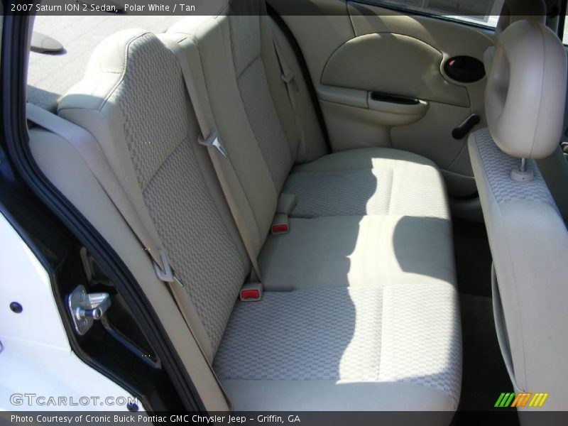 Polar White / Tan 2007 Saturn ION 2 Sedan