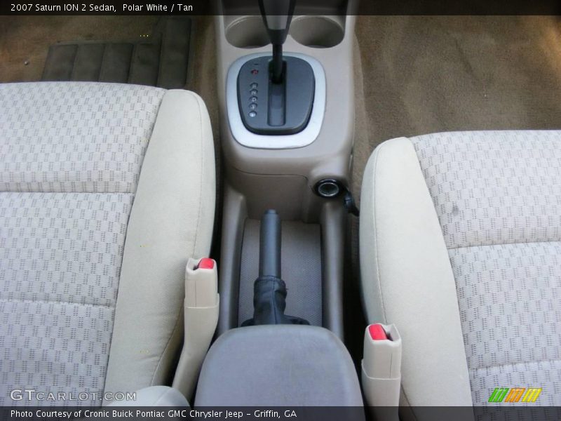 Polar White / Tan 2007 Saturn ION 2 Sedan