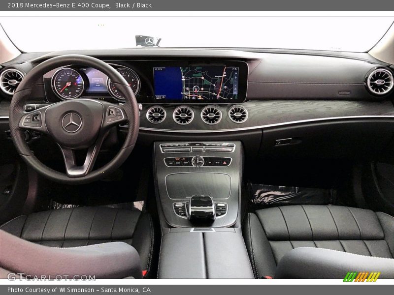 Black / Black 2018 Mercedes-Benz E 400 Coupe