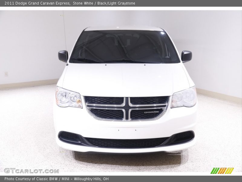 Stone White / Black/Light Graystone 2011 Dodge Grand Caravan Express