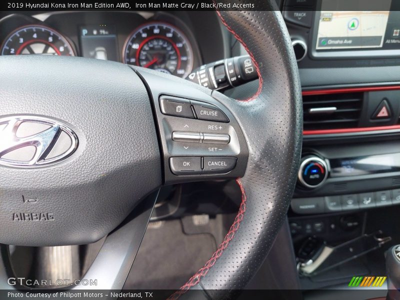  2019 Kona Iron Man Edition AWD Steering Wheel