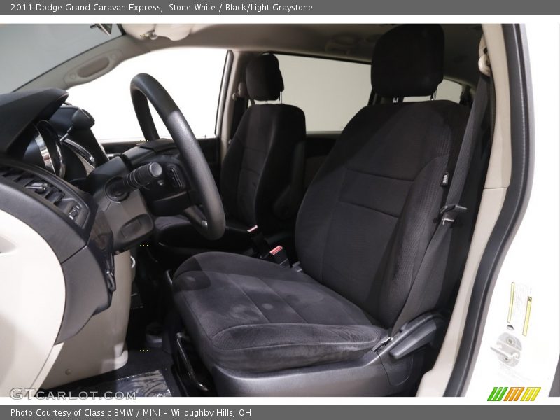 Stone White / Black/Light Graystone 2011 Dodge Grand Caravan Express