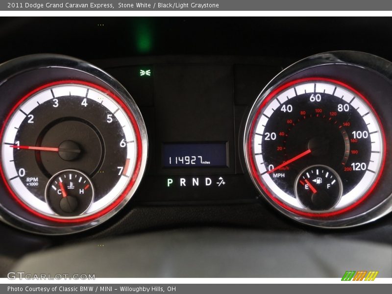 Stone White / Black/Light Graystone 2011 Dodge Grand Caravan Express