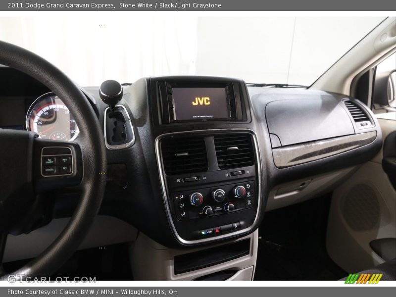 Stone White / Black/Light Graystone 2011 Dodge Grand Caravan Express