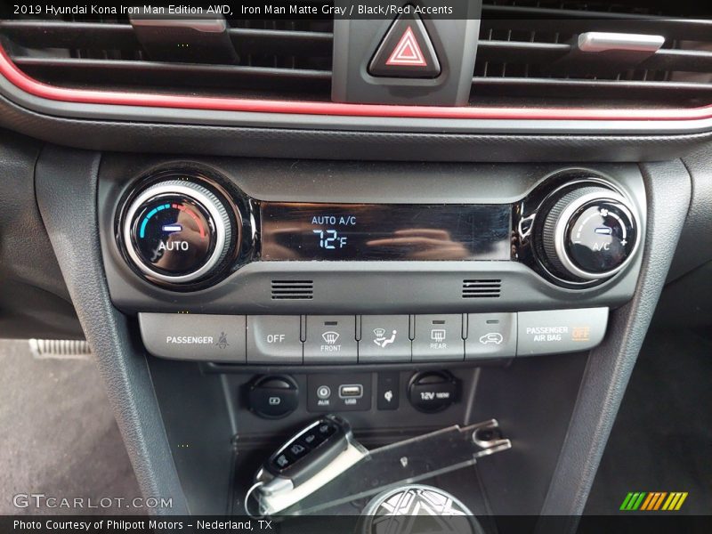 Controls of 2019 Kona Iron Man Edition AWD