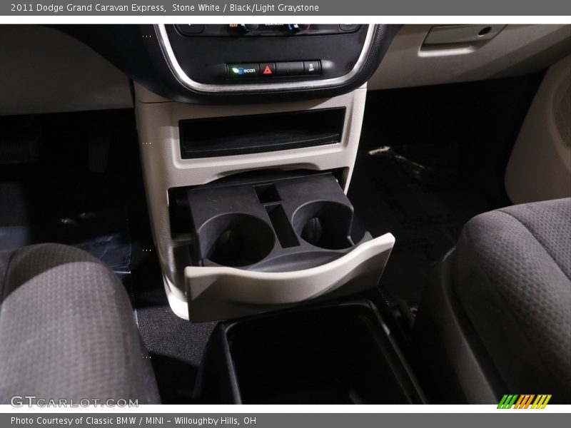 Stone White / Black/Light Graystone 2011 Dodge Grand Caravan Express