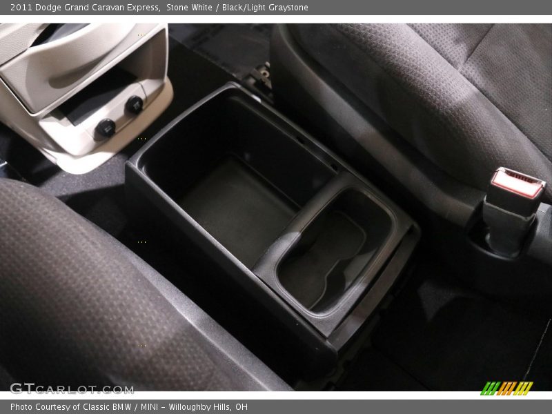 Stone White / Black/Light Graystone 2011 Dodge Grand Caravan Express