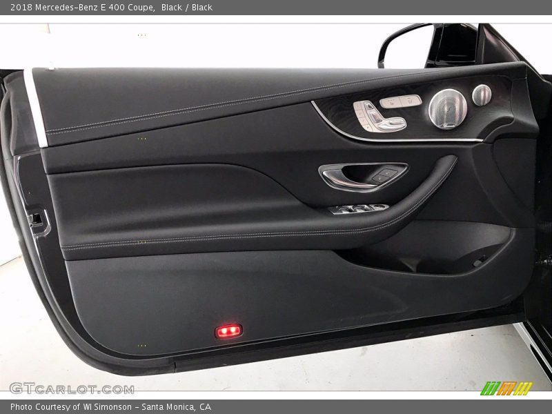 Black / Black 2018 Mercedes-Benz E 400 Coupe