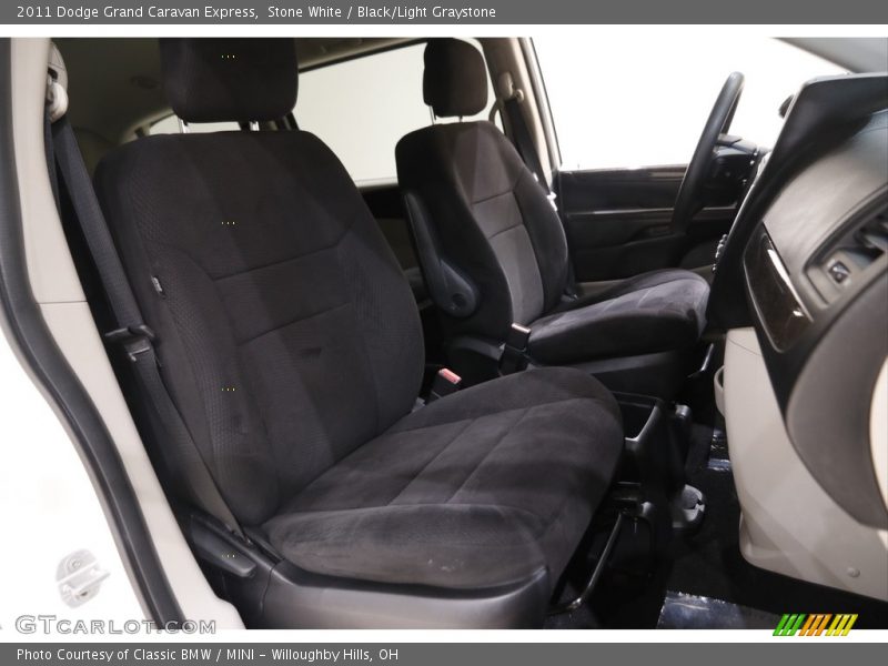 Stone White / Black/Light Graystone 2011 Dodge Grand Caravan Express