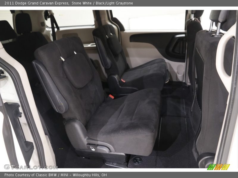 Stone White / Black/Light Graystone 2011 Dodge Grand Caravan Express