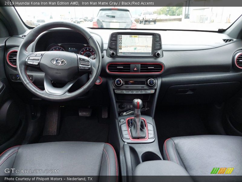 Front Seat of 2019 Kona Iron Man Edition AWD