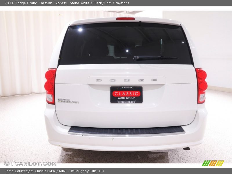 Stone White / Black/Light Graystone 2011 Dodge Grand Caravan Express
