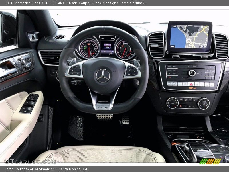 Black / designo Porcelain/Black 2018 Mercedes-Benz GLE 63 S AMG 4Matic Coupe